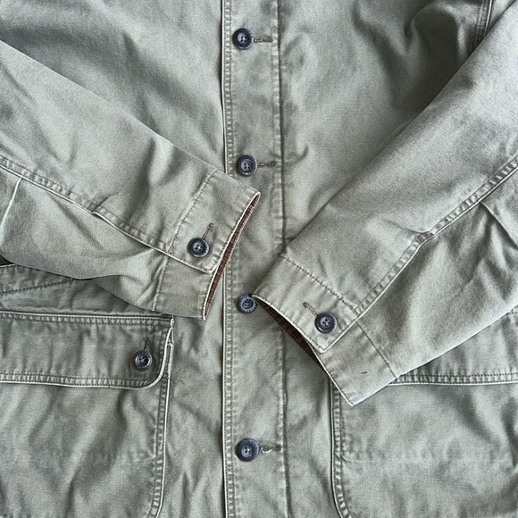 Orvis Olive Green Barn Coat Men XXL Classic Field Style Casual Rugged Fall - Picture 8 of 14